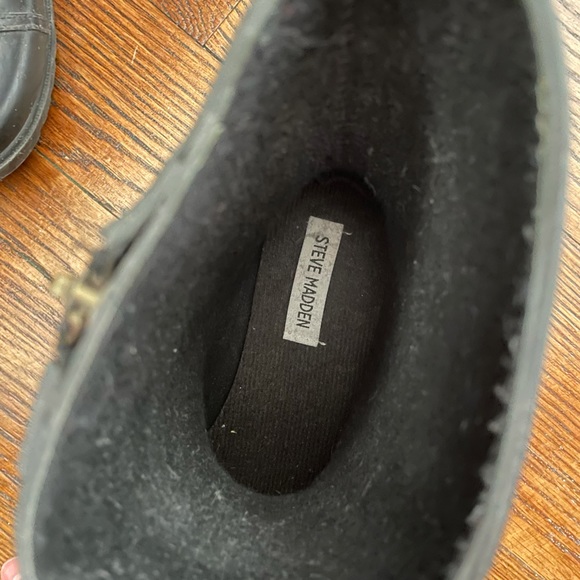 STEVE MADDEN Black Combat Boots - Picture 4 of 8